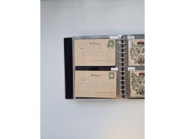 PRIVATGANZSACHEN: 1895/1912 (ca.), überwiegend reichhaltige ungebrauchte/gestempelte Sammlung von Privatpostkarten und Lithos