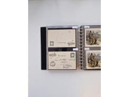 PRIVATGANZSACHEN: 1895/1912 (ca.), überwiegend reichhaltige ungebrauchte/gestempelte Sammlung von Privatpostkarten und Lithos