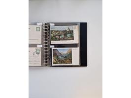 PRIVATGANZSACHEN: 1895/1912 (ca.), überwiegend reichhaltige ungebrauchte/gestempelte Sammlung von Privatpostkarten und Lithos