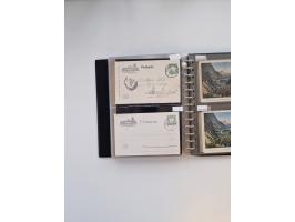 PRIVATGANZSACHEN: 1895/1912 (ca.), überwiegend reichhaltige ungebrauchte/gestempelte Sammlung von Privatpostkarten und Lithos