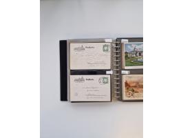 PRIVATGANZSACHEN: 1895/1912 (ca.), überwiegend reichhaltige ungebrauchte/gestempelte Sammlung von Privatpostkarten und Lithos