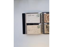 PRIVATGANZSACHEN: 1895/1912 (ca.), überwiegend reichhaltige ungebrauchte/gestempelte Sammlung von Privatpostkarten und Lithos