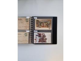 PRIVATGANZSACHEN: 1895/1912 (ca.), überwiegend reichhaltige ungebrauchte/gestempelte Sammlung von Privatpostkarten und Lithos