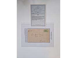 1872/74, umfangreiche Sammlung mit &nbsp;über 100 Briefen und Karten mit besseren Einzel- und Mehrfachfrankaturen, R- und Wer