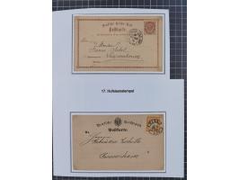 1872/74, 20 Briefe, Karten und Ganzsachen mit Hufeisenstempeln und weiteren Stempel-Besonderheiten. Dabei u.a. Brief mit badi