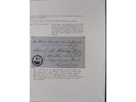 1839/57, 11 letters, all passing the British offices in Virgo or Cadiz, with different and interesting markings and cancels, 