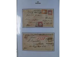 1872/74, Sammlung “Wertbriefe” mit 31 frankierten und zwei unfrankierten Wertbriefen. Dabei GSU mit Zufrankaturen, bessere Ei