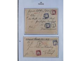 1872/74, Sammlung “Wertbriefe” mit 31 frankierten und zwei unfrankierten Wertbriefen. Dabei GSU mit Zufrankaturen, bessere Ei