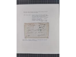 1797/1871, 20 letters, all passing the British Post Offices in Lisbon, with different and interesting markings and cancels, a