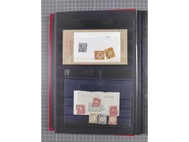 BERLIN-WESEL, kleine gestempelte Sammlung mit ca. 200 Werten, dabei u.a. Mi.-Nr. 1 im waagerechten Paar “WESEL” sowie "STRASS