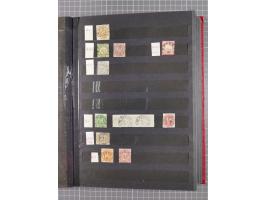 BERLIN-WESEL, kleine gestempelte Sammlung mit ca. 200 Werten, dabei u.a. Mi.-Nr. 1 im waagerechten Paar “WESEL” sowie "STRASS