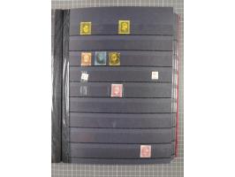 “1”-"1789", kleine Sammlung mit über 200 Werten, dabei einige wenige Paare, unterschiedliche Erhaltung