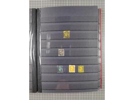 “1”-"1789", kleine Sammlung mit über 200 Werten, dabei einige wenige Paare, unterschiedliche Erhaltung