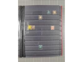 “1”-"1789", kleine Sammlung mit über 200 Werten, dabei einige wenige Paare, unterschiedliche Erhaltung