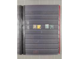 “1”-"1789", kleine Sammlung mit über 200 Werten, dabei einige wenige Paare, unterschiedliche Erhaltung