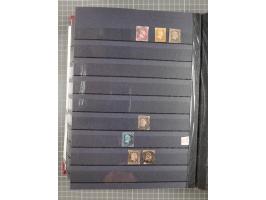 “1”-"1789", kleine Sammlung mit über 200 Werten, dabei einige wenige Paare, unterschiedliche Erhaltung