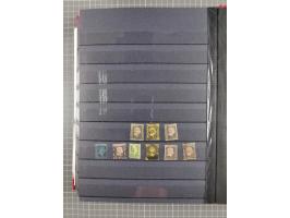 “1”-"1789", kleine Sammlung mit über 200 Werten, dabei einige wenige Paare, unterschiedliche Erhaltung