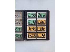 Notgeld-Serienscheine, saubere Sammlung in 16 meist dicken Steckalben, sauber nach Orten und Serien sortiert, überschlägig et