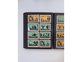 Notgeld-Serienscheine, saubere Sammlung in 16 meist dicken Steckalben, sauber nach Orten und Serien sortiert, überschlägig et