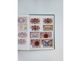 Notgeld-Serienscheine, saubere Sammlung in 16 meist dicken Steckalben, sauber nach Orten und Serien sortiert, überschlägig et