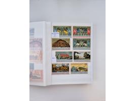 Notgeld-Serienscheine, saubere Sammlung in 16 meist dicken Steckalben, sauber nach Orten und Serien sortiert, überschlägig et