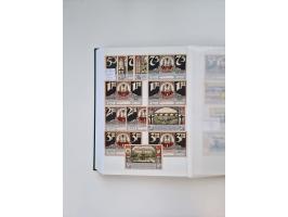 Notgeld-Serienscheine, saubere Sammlung in 16 meist dicken Steckalben, sauber nach Orten und Serien sortiert, überschlägig et