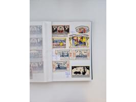 Notgeld-Serienscheine, saubere Sammlung in 16 meist dicken Steckalben, sauber nach Orten und Serien sortiert, überschlägig et