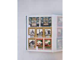 Notgeld-Serienscheine, saubere Sammlung in 16 meist dicken Steckalben, sauber nach Orten und Serien sortiert, überschlägig et