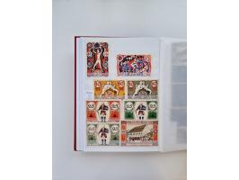 Notgeld-Serienscheine, saubere Sammlung in 16 meist dicken Steckalben, sauber nach Orten und Serien sortiert, überschlägig et