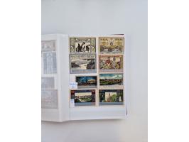 Notgeld-Serienscheine, saubere Sammlung in 16 meist dicken Steckalben, sauber nach Orten und Serien sortiert, überschlägig et