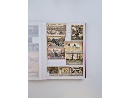 Notgeld-Serienscheine, saubere Sammlung in 16 meist dicken Steckalben, sauber nach Orten und Serien sortiert, überschlägig et