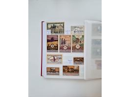 Notgeld-Serienscheine, saubere Sammlung in 16 meist dicken Steckalben, sauber nach Orten und Serien sortiert, überschlägig et