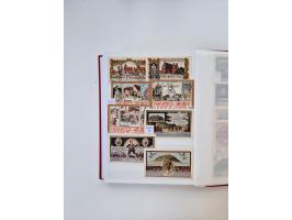 Notgeld-Serienscheine, saubere Sammlung in 16 meist dicken Steckalben, sauber nach Orten und Serien sortiert, überschlägig et