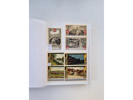 Notgeld-Serienscheine, saubere Sammlung in 16 meist dicken Steckalben, sauber nach Orten und Serien sortiert, überschlägig et