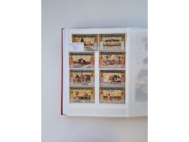 Notgeld-Serienscheine, saubere Sammlung in 16 meist dicken Steckalben, sauber nach Orten und Serien sortiert, überschlägig et