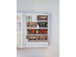 Notgeld-Serienscheine, saubere Sammlung in 16 meist dicken Steckalben, sauber nach Orten und Serien sortiert, überschlägig et