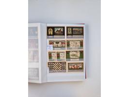 Notgeld-Serienscheine, saubere Sammlung in 16 meist dicken Steckalben, sauber nach Orten und Serien sortiert, überschlägig et