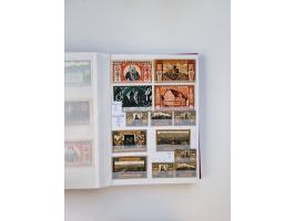Notgeld-Serienscheine, saubere Sammlung in 16 meist dicken Steckalben, sauber nach Orten und Serien sortiert, überschlägig et