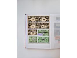 Notgeld-Serienscheine, saubere Sammlung in 16 meist dicken Steckalben, sauber nach Orten und Serien sortiert, überschlägig et