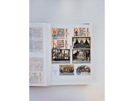 Notgeld-Serienscheine, saubere Sammlung in 16 meist dicken Steckalben, sauber nach Orten und Serien sortiert, überschlägig et