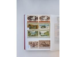 Notgeld-Serienscheine, saubere Sammlung in 16 meist dicken Steckalben, sauber nach Orten und Serien sortiert, überschlägig et