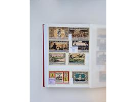 Notgeld-Serienscheine, saubere Sammlung in 16 meist dicken Steckalben, sauber nach Orten und Serien sortiert, überschlägig et