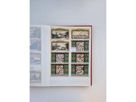 Notgeld-Serienscheine, saubere Sammlung in 16 meist dicken Steckalben, sauber nach Orten und Serien sortiert, überschlägig et