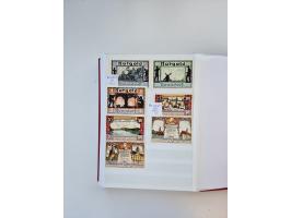 Notgeld-Serienscheine, saubere Sammlung in 16 meist dicken Steckalben, sauber nach Orten und Serien sortiert, überschlägig et