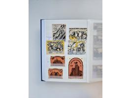 Notgeld-Serienscheine, saubere Sammlung in 16 meist dicken Steckalben, sauber nach Orten und Serien sortiert, überschlägig et