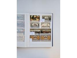 Notgeld-Serienscheine, saubere Sammlung in 16 meist dicken Steckalben, sauber nach Orten und Serien sortiert, überschlägig et