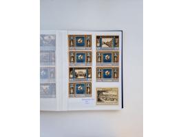 Notgeld-Serienscheine, saubere Sammlung in 16 meist dicken Steckalben, sauber nach Orten und Serien sortiert, überschlägig et