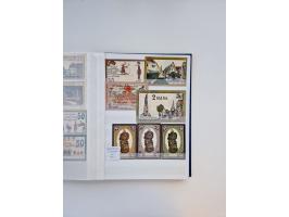 Notgeld-Serienscheine, saubere Sammlung in 16 meist dicken Steckalben, sauber nach Orten und Serien sortiert, überschlägig et