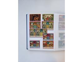 Notgeld-Serienscheine, saubere Sammlung in 16 meist dicken Steckalben, sauber nach Orten und Serien sortiert, überschlägig et