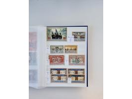 Notgeld-Serienscheine, saubere Sammlung in 16 meist dicken Steckalben, sauber nach Orten und Serien sortiert, überschlägig et